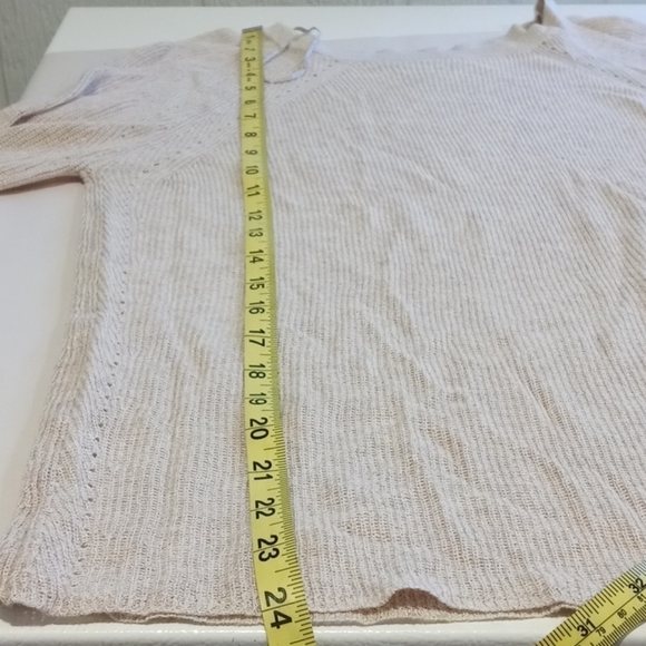 Tahari sweater NWT beige never worn large - Picture 9 of 9